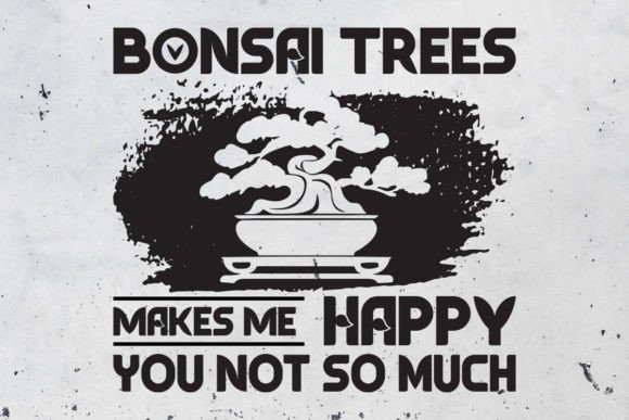 Bonsai Trees Design: Graphics & Print Templates