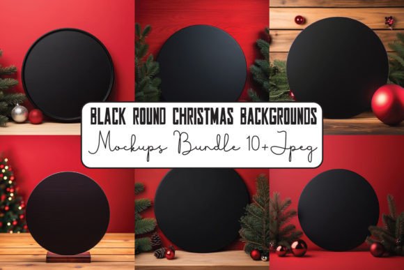 Christmas Amp Graphics: A Black Round Mockup Review