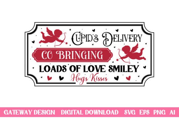 Cupid's Delivery Co: Fresh Graphics for Crafts