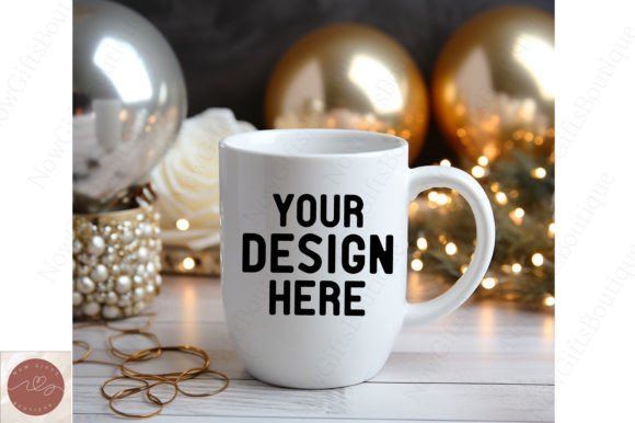 Happy New Year Mug Mockup 43: Graphics for Mugs Amp