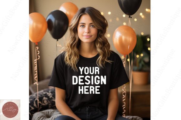 Happy New Year Woman Mockup 22: Christmas Amp Graphics