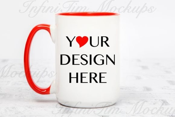 Red Handle Mug Mockup 15oz: A Designer's Reality Check
