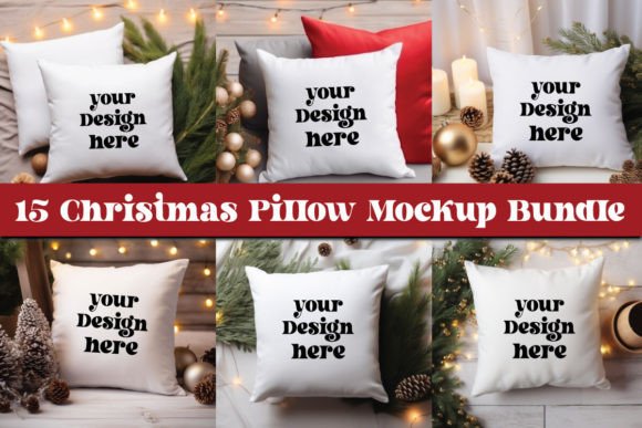 Review: Christmas Pillow Mockup Bundle for Designers
