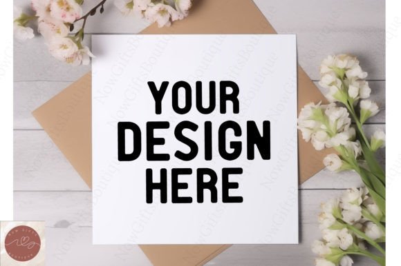 Reviewing Christmas Card Mockup 27 for Holiday Embroidery