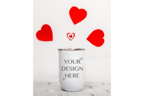 Valentines Wine Tumbler Mockup: A Designer's Review
