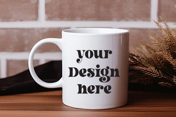 White Mug Mockup 43: Graphics for Mugs Amp Content