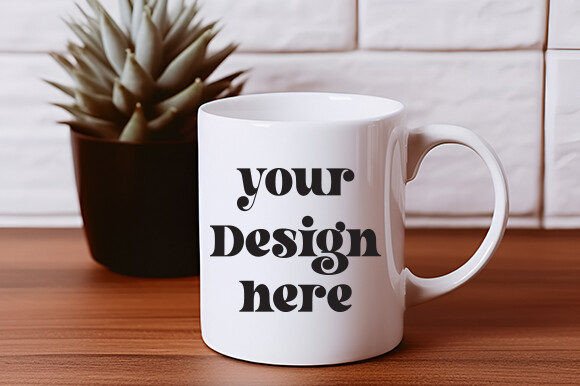 White Mug Mockup 51: Essential Graphics for Mugs Amp