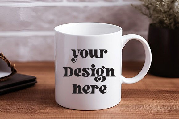 White Mug Mockup 54: Essential Graphics for Mugs Amp