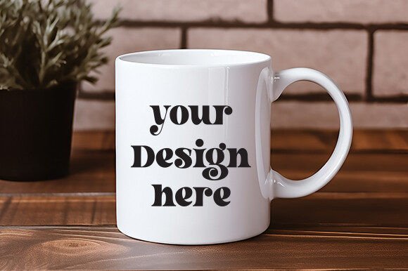 White Mug Mockup 57: Essential Graphics for Mugs Amp
