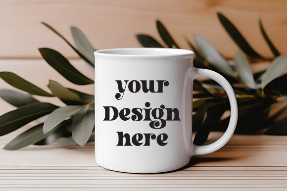 White Mug Mockup 86: Essential Graphics for Mugs Amp