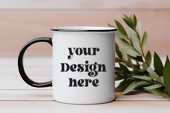 White Mug Mockup 87: Essential Graphics for Mugs Amp