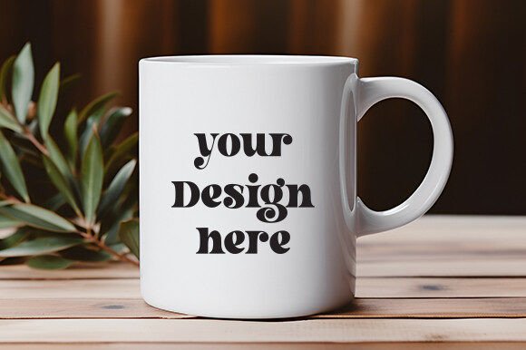 White Mug Mockup 96: Essential Graphics for Mugs Amp