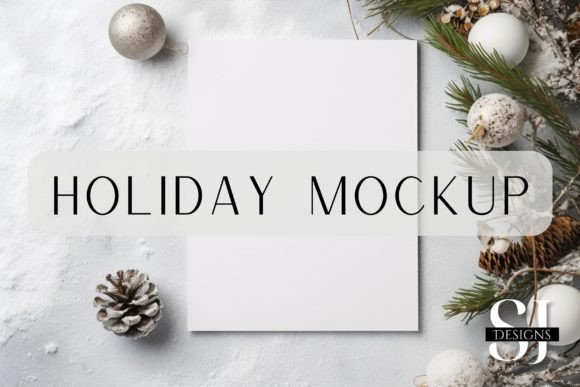 Winter Wonderland Mockup: Graphics for Invitations Amp